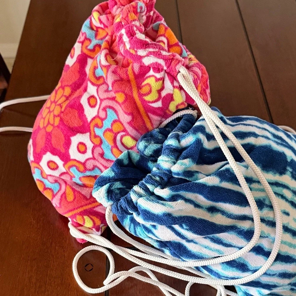 Sun & Sky Beach Towel & Attached Backpacks